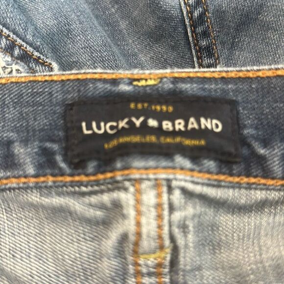 Lucky Brand Men’s 221 Straight Jeans Denim Distressed Size 34x34 - Picture 8 of 13